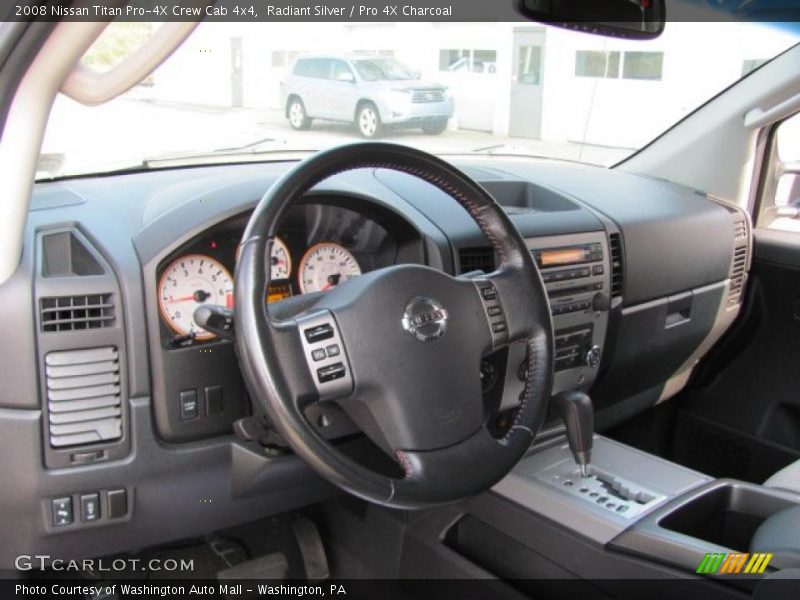 Radiant Silver / Pro 4X Charcoal 2008 Nissan Titan Pro-4X Crew Cab 4x4