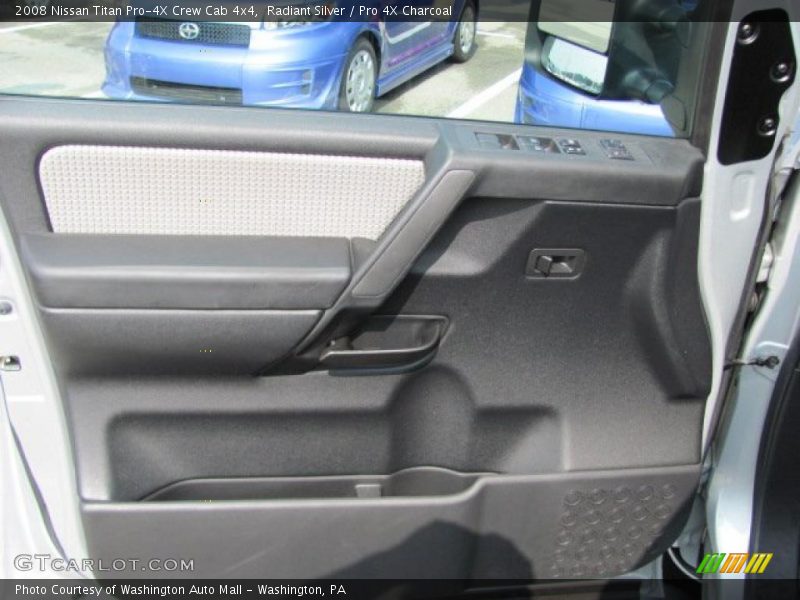 Radiant Silver / Pro 4X Charcoal 2008 Nissan Titan Pro-4X Crew Cab 4x4