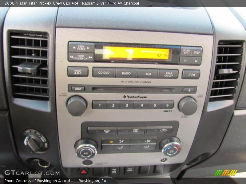 Radiant Silver / Pro 4X Charcoal 2008 Nissan Titan Pro-4X Crew Cab 4x4