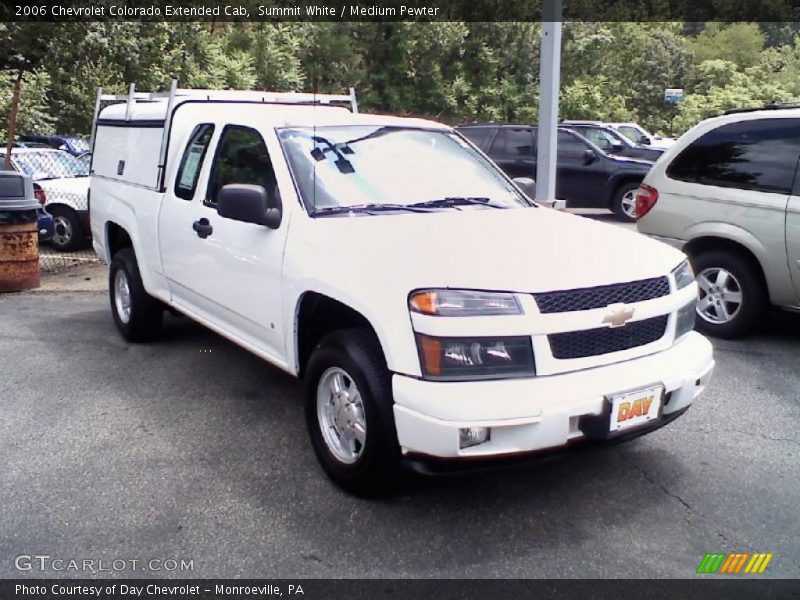 Summit White / Medium Pewter 2006 Chevrolet Colorado Extended Cab