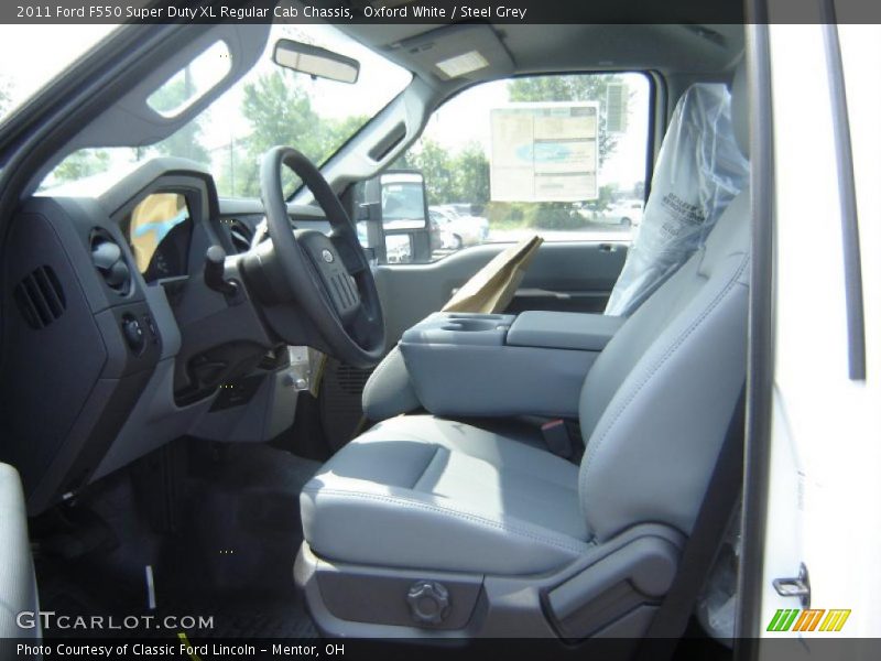 Oxford White / Steel Grey 2011 Ford F550 Super Duty XL Regular Cab Chassis