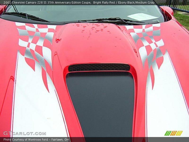 Bright Rally Red / Ebony Black/Medium Gray 2002 Chevrolet Camaro Z28 SS 35th Anniversary Edition Coupe