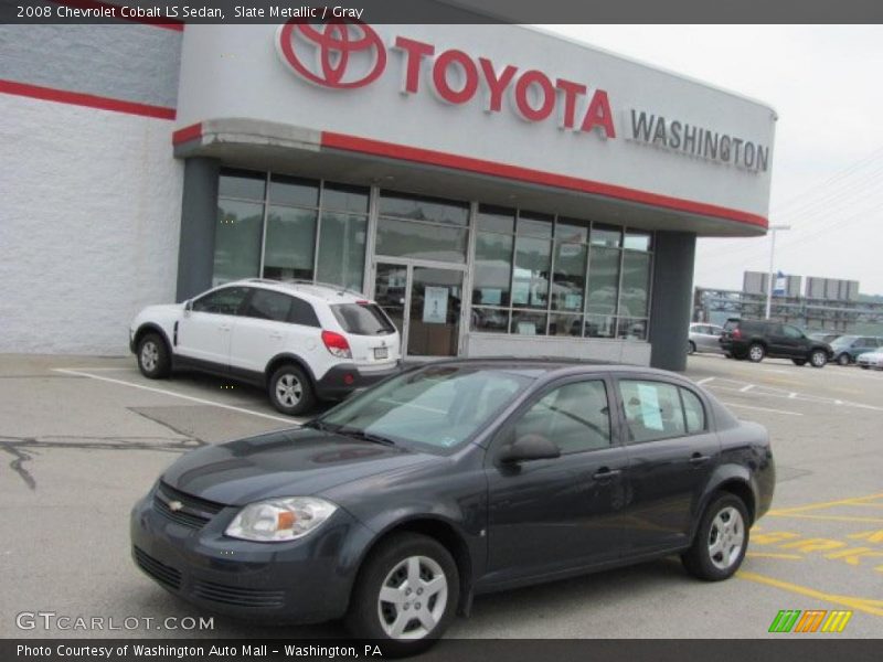 Slate Metallic / Gray 2008 Chevrolet Cobalt LS Sedan