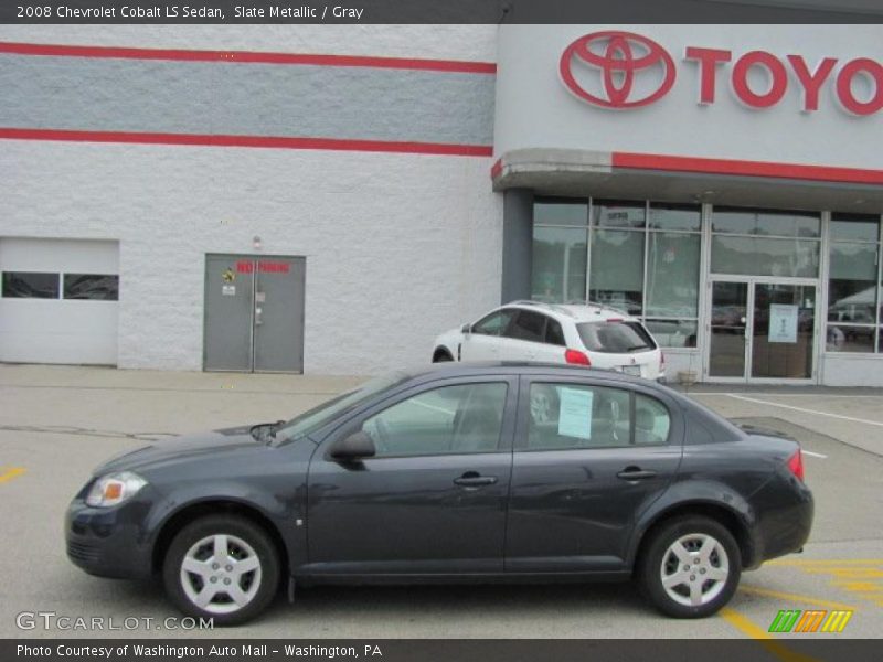 Slate Metallic / Gray 2008 Chevrolet Cobalt LS Sedan
