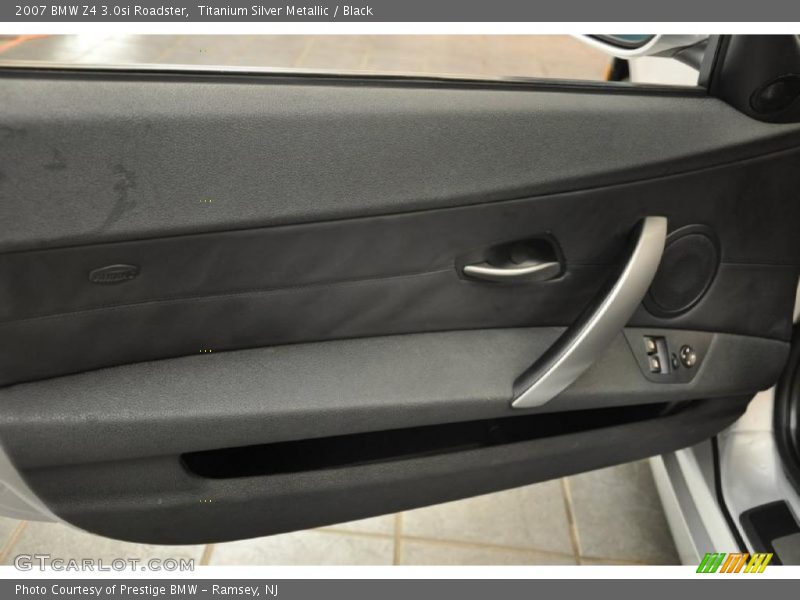 Titanium Silver Metallic / Black 2007 BMW Z4 3.0si Roadster