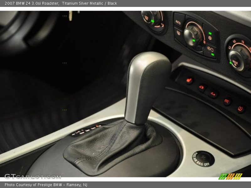 Titanium Silver Metallic / Black 2007 BMW Z4 3.0si Roadster