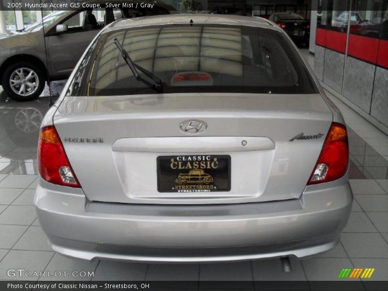 Silver Mist / Gray 2005 Hyundai Accent GLS Coupe