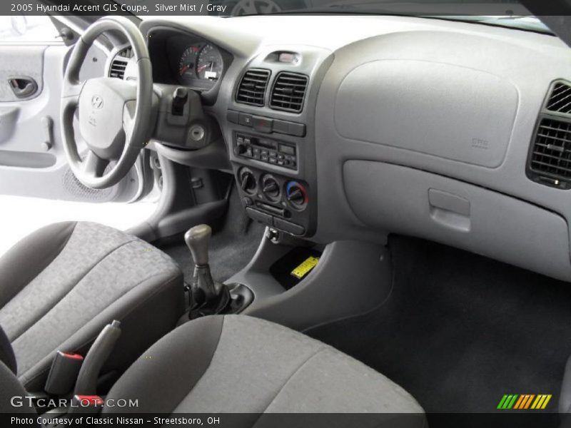 Silver Mist / Gray 2005 Hyundai Accent GLS Coupe