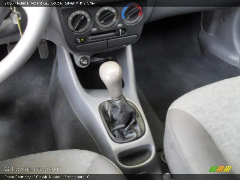 Silver Mist / Gray 2005 Hyundai Accent GLS Coupe