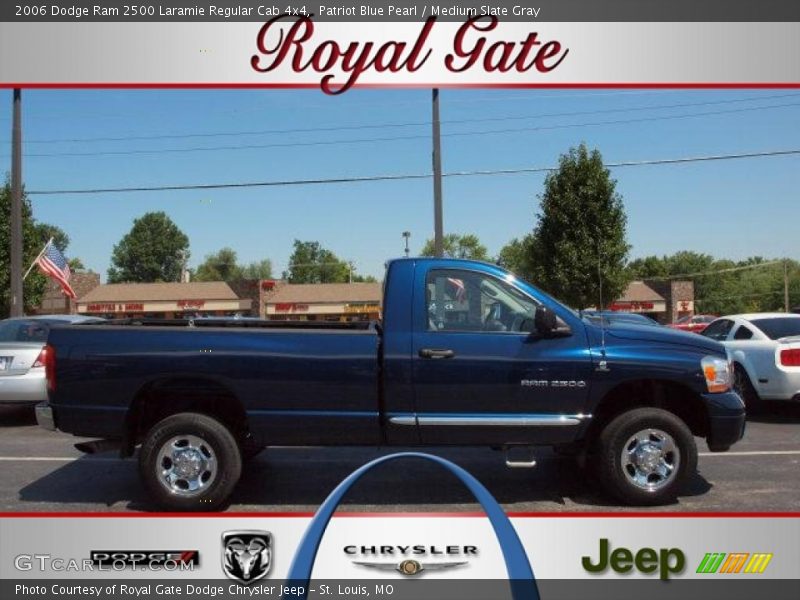 Patriot Blue Pearl / Medium Slate Gray 2006 Dodge Ram 2500 Laramie Regular Cab 4x4