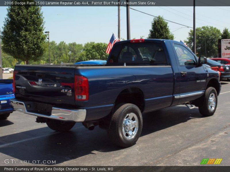 Patriot Blue Pearl / Medium Slate Gray 2006 Dodge Ram 2500 Laramie Regular Cab 4x4