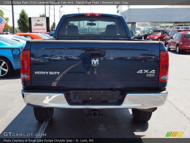 Patriot Blue Pearl / Medium Slate Gray 2006 Dodge Ram 2500 Laramie Regular Cab 4x4