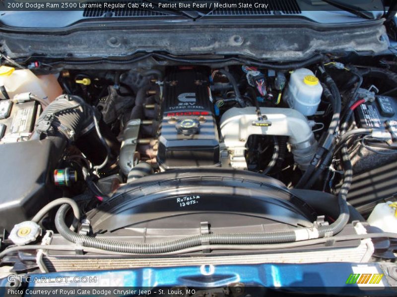 Patriot Blue Pearl / Medium Slate Gray 2006 Dodge Ram 2500 Laramie Regular Cab 4x4