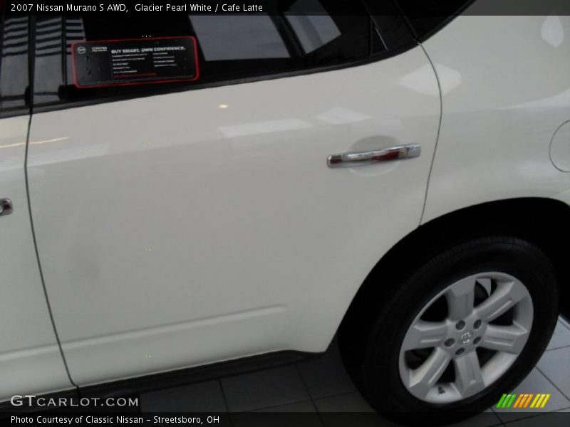 Glacier Pearl White / Cafe Latte 2007 Nissan Murano S AWD