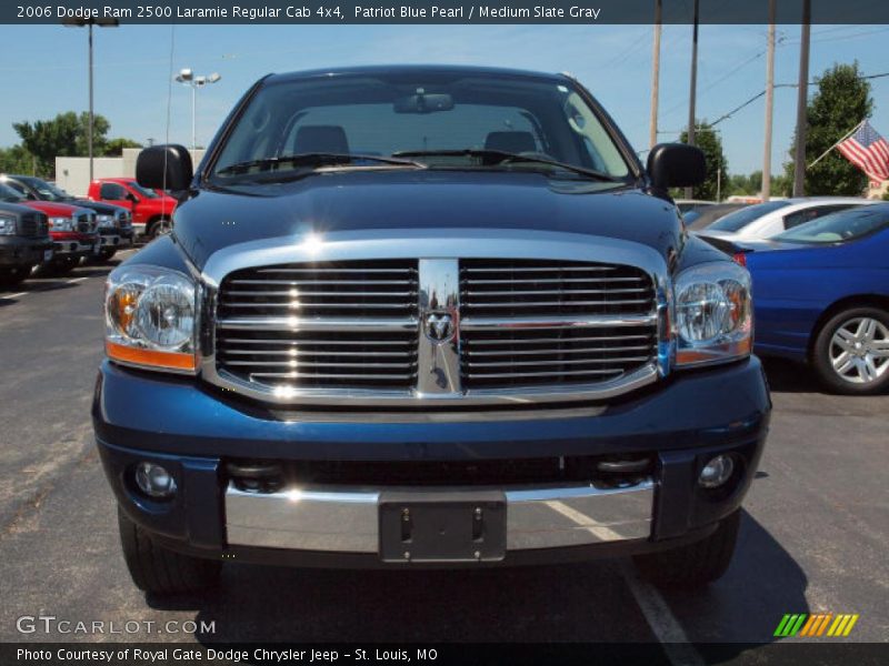 Patriot Blue Pearl / Medium Slate Gray 2006 Dodge Ram 2500 Laramie Regular Cab 4x4