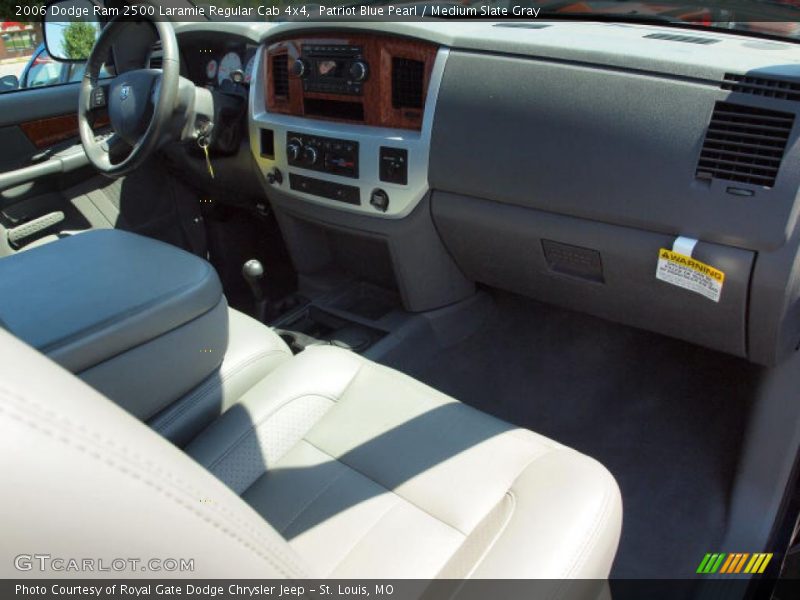 Patriot Blue Pearl / Medium Slate Gray 2006 Dodge Ram 2500 Laramie Regular Cab 4x4