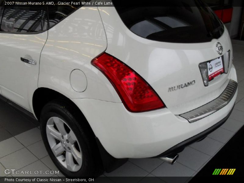 Glacier Pearl White / Cafe Latte 2007 Nissan Murano S AWD