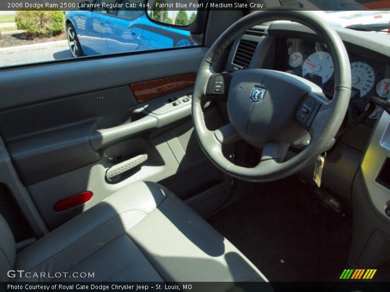 Patriot Blue Pearl / Medium Slate Gray 2006 Dodge Ram 2500 Laramie Regular Cab 4x4