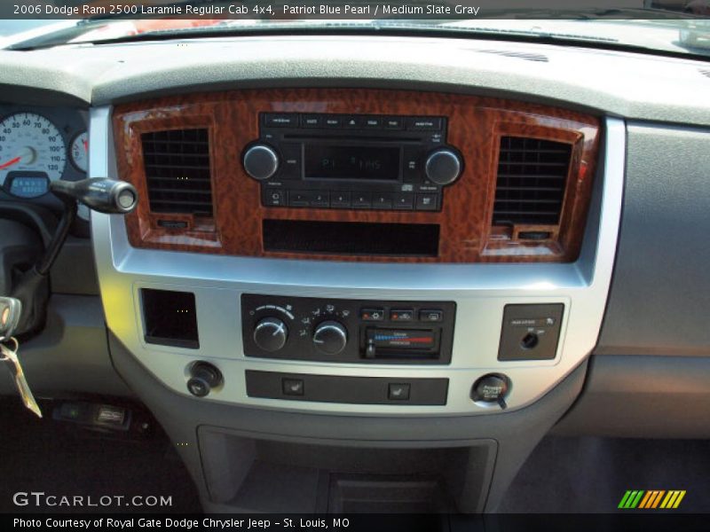 Patriot Blue Pearl / Medium Slate Gray 2006 Dodge Ram 2500 Laramie Regular Cab 4x4