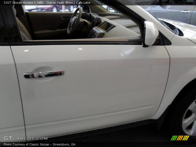 Glacier Pearl White / Cafe Latte 2007 Nissan Murano S AWD