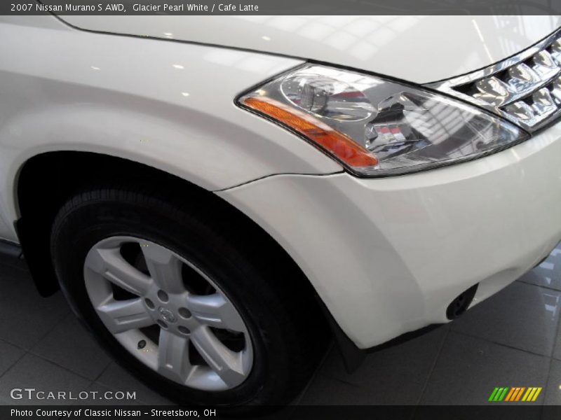 Glacier Pearl White / Cafe Latte 2007 Nissan Murano S AWD