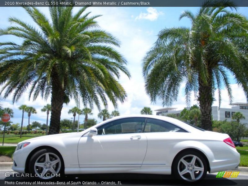 Diamond White Metallic / Cashmere/Black 2010 Mercedes-Benz CL 550 4Matic