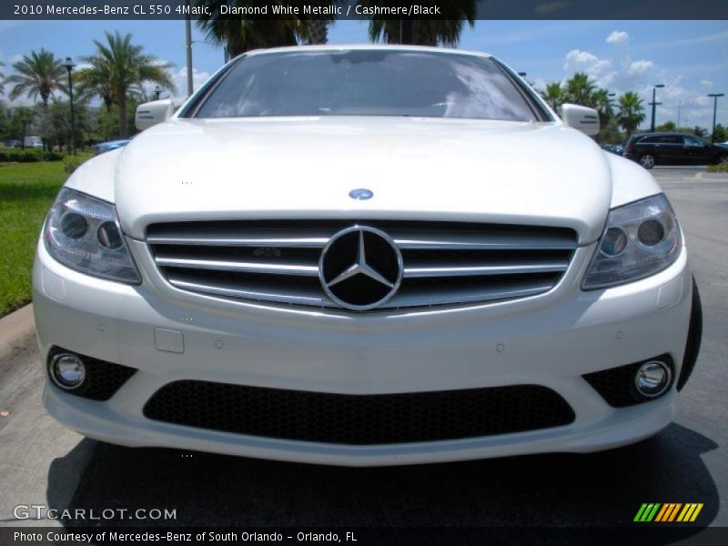 Diamond White Metallic / Cashmere/Black 2010 Mercedes-Benz CL 550 4Matic