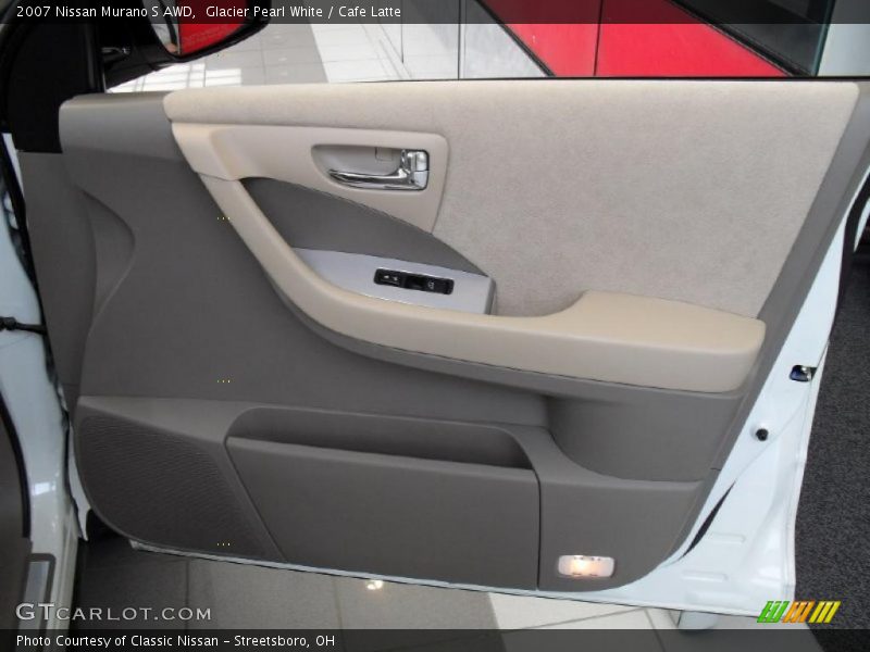Glacier Pearl White / Cafe Latte 2007 Nissan Murano S AWD