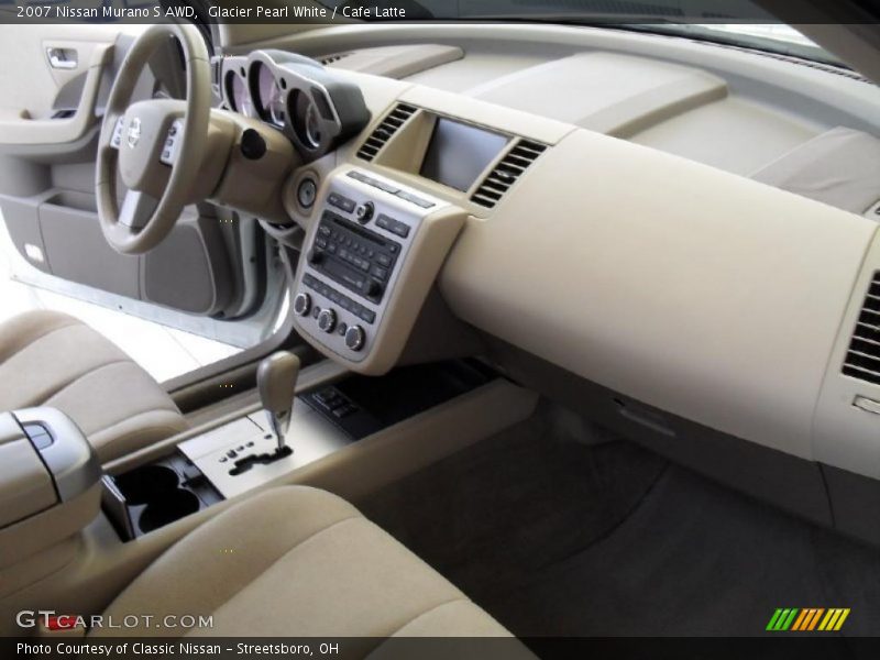 Glacier Pearl White / Cafe Latte 2007 Nissan Murano S AWD