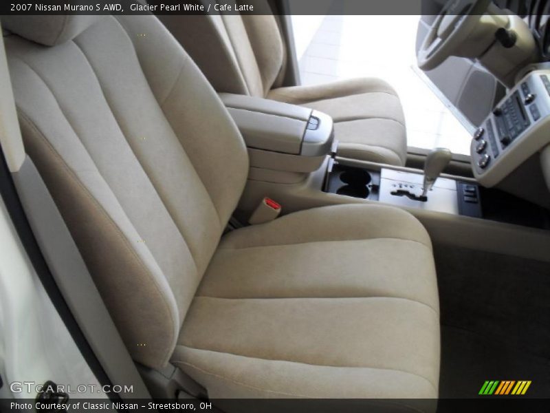 Glacier Pearl White / Cafe Latte 2007 Nissan Murano S AWD
