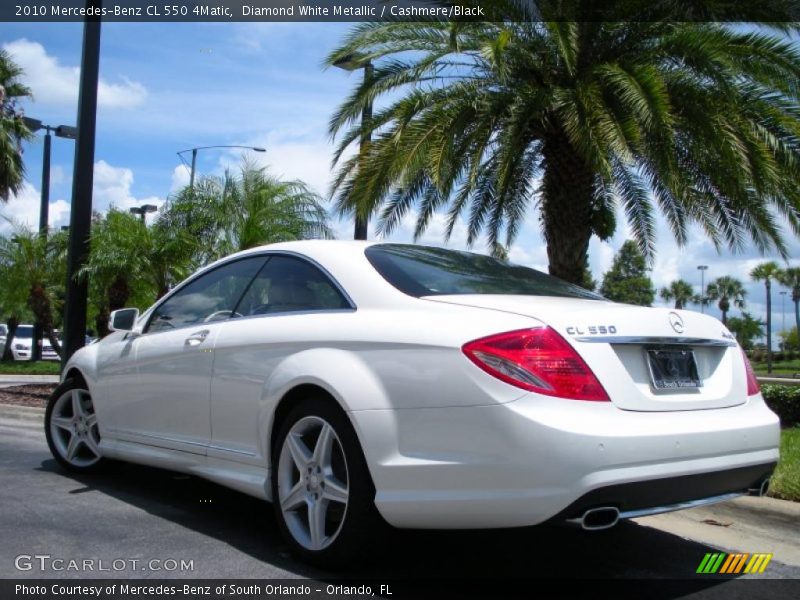 Diamond White Metallic / Cashmere/Black 2010 Mercedes-Benz CL 550 4Matic