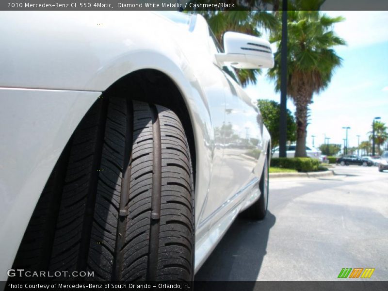 Diamond White Metallic / Cashmere/Black 2010 Mercedes-Benz CL 550 4Matic