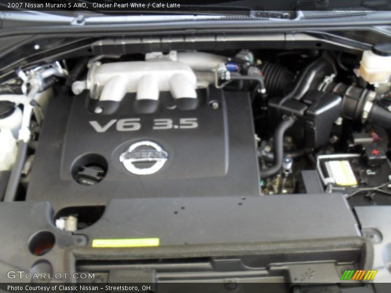 Glacier Pearl White / Cafe Latte 2007 Nissan Murano S AWD