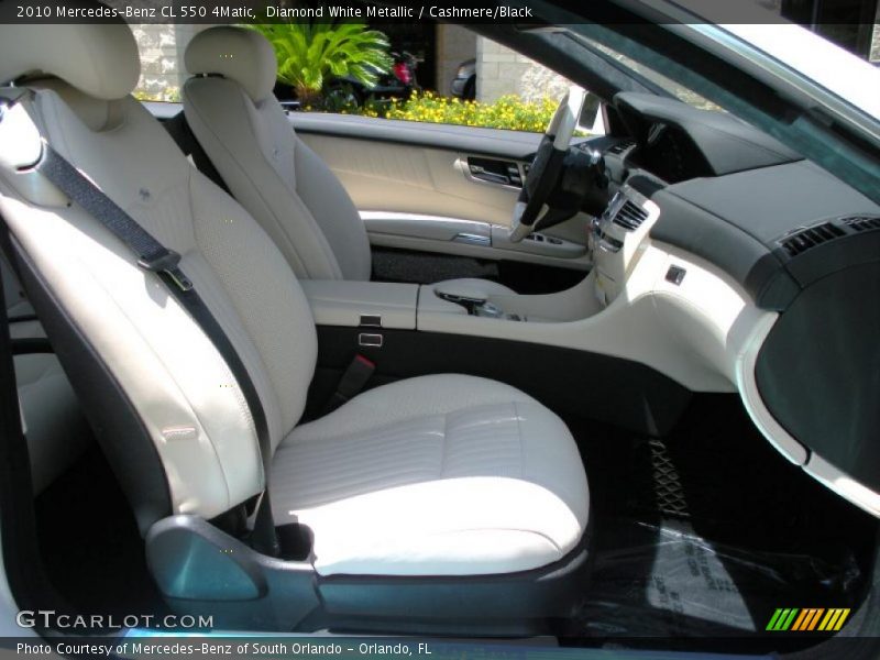 Diamond White Metallic / Cashmere/Black 2010 Mercedes-Benz CL 550 4Matic