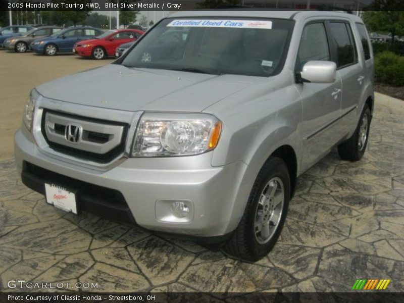 Billet Silver Metallic / Gray 2009 Honda Pilot Touring 4WD