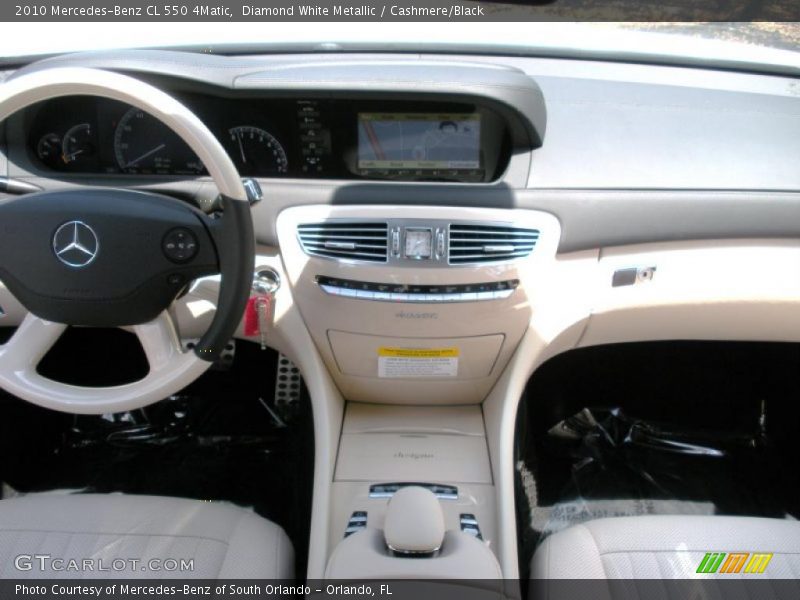 Diamond White Metallic / Cashmere/Black 2010 Mercedes-Benz CL 550 4Matic