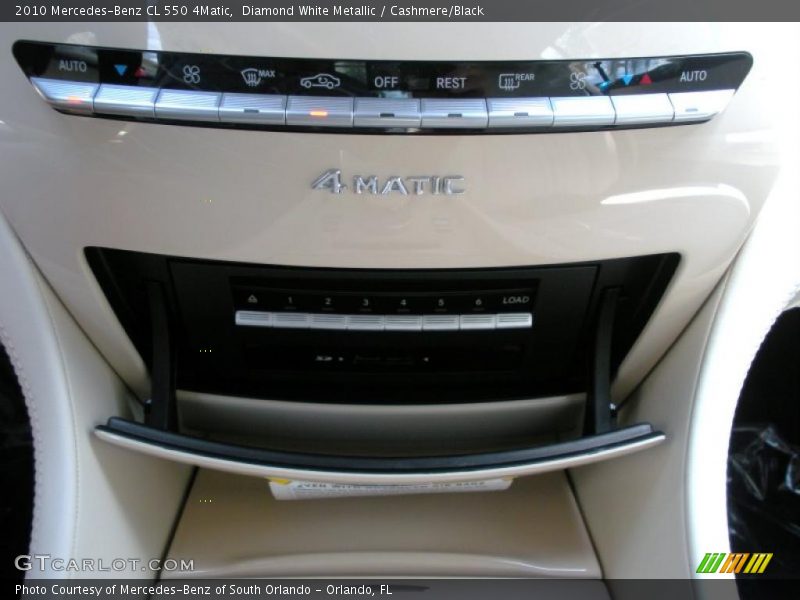 Diamond White Metallic / Cashmere/Black 2010 Mercedes-Benz CL 550 4Matic