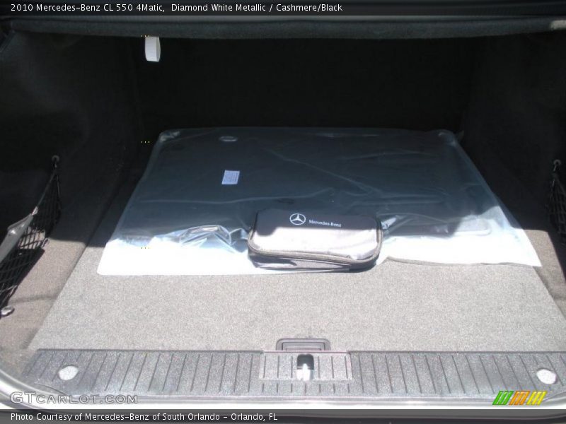Diamond White Metallic / Cashmere/Black 2010 Mercedes-Benz CL 550 4Matic