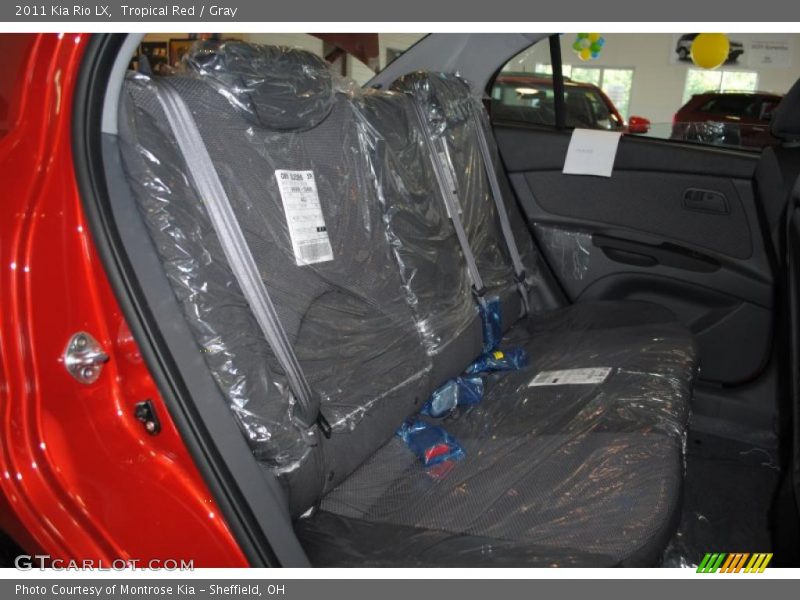 Tropical Red / Gray 2011 Kia Rio LX