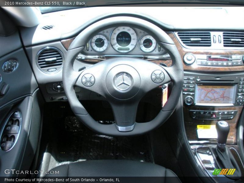 Black / Black 2010 Mercedes-Benz CLS 550
