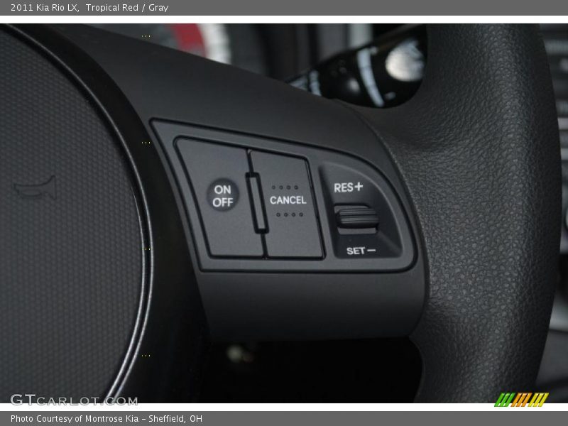 Tropical Red / Gray 2011 Kia Rio LX