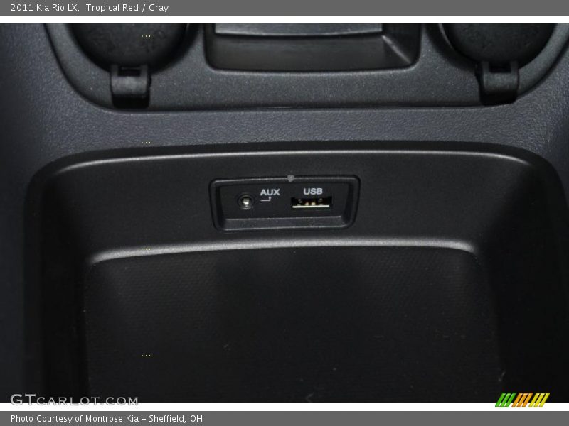 Tropical Red / Gray 2011 Kia Rio LX