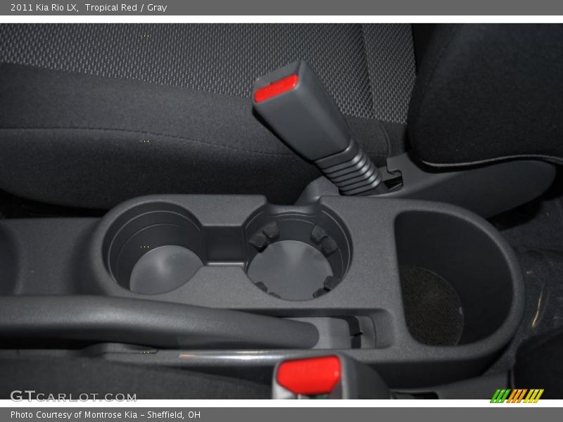 Tropical Red / Gray 2011 Kia Rio LX