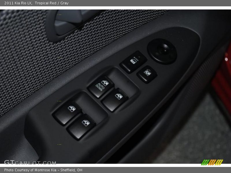 Tropical Red / Gray 2011 Kia Rio LX