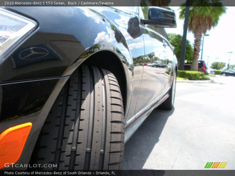 Black / Cashmere/Savanna 2010 Mercedes-Benz S 550 Sedan