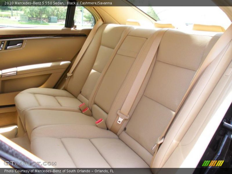 Black / Cashmere/Savanna 2010 Mercedes-Benz S 550 Sedan