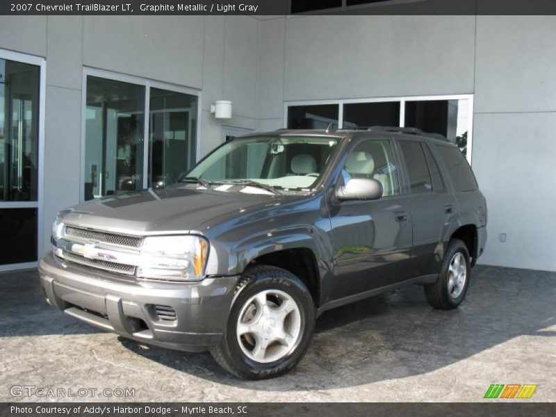 Graphite Metallic / Light Gray 2007 Chevrolet TrailBlazer LT
