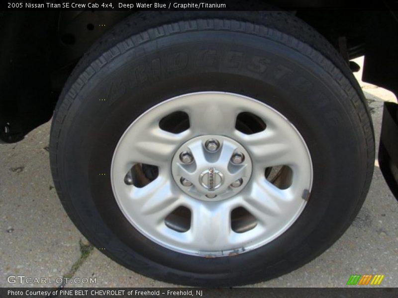 Deep Water Blue / Graphite/Titanium 2005 Nissan Titan SE Crew Cab 4x4