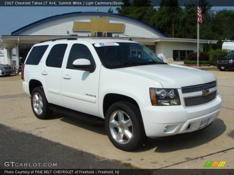 Summit White / Light Cashmere/Ebony 2007 Chevrolet Tahoe LT 4x4