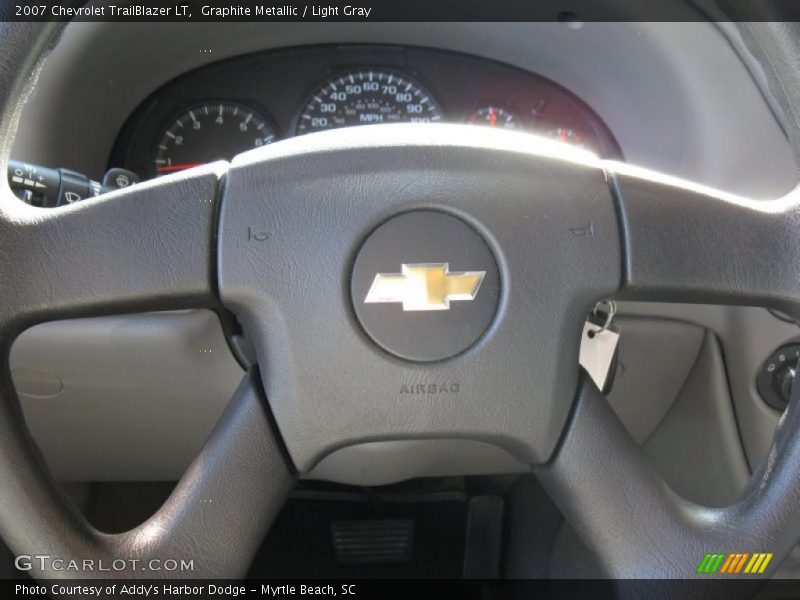 Graphite Metallic / Light Gray 2007 Chevrolet TrailBlazer LT